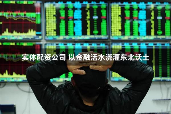 实体配资公司 以金融活水浇灌东北沃土