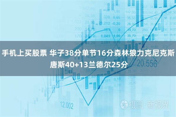 手机上买股票 华子38分单节16分森林狼力克尼克斯 唐斯40+13兰德尔25分